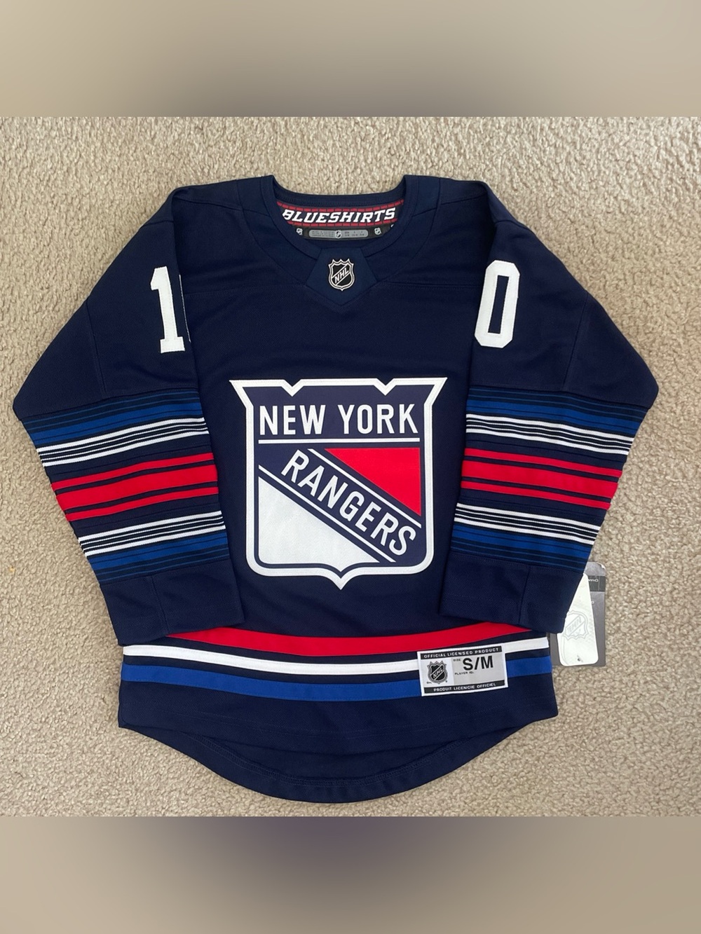 New York Rangers Jersey size M Panarin Men’s Blue NWT
